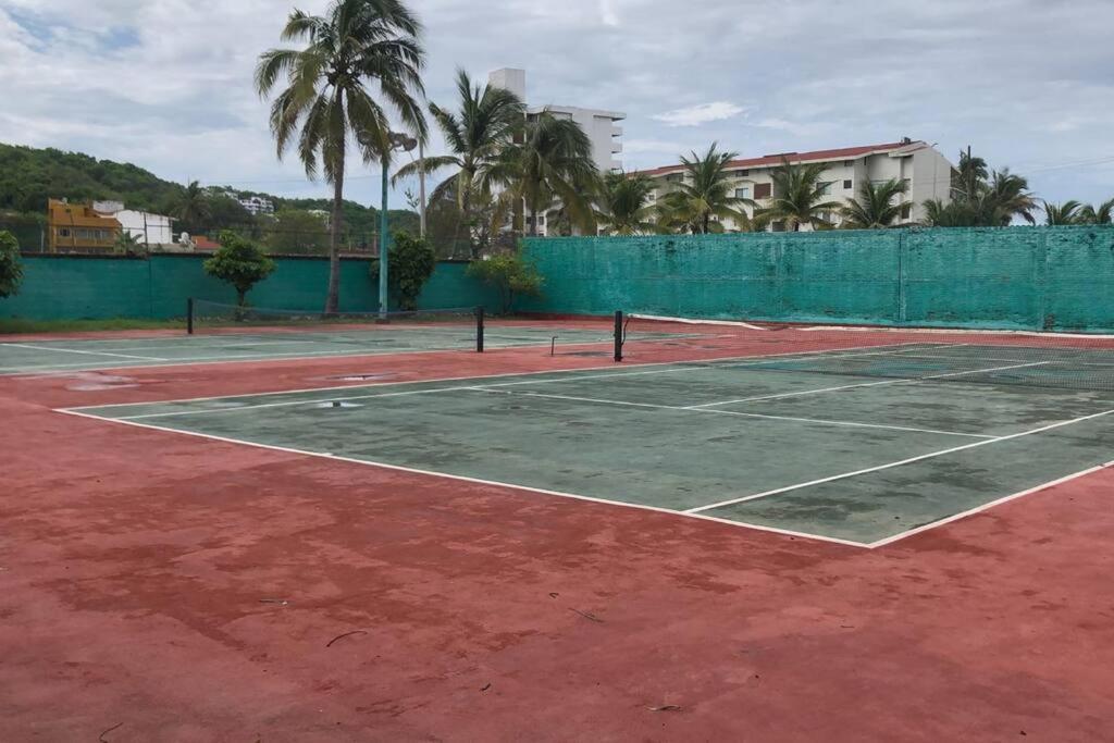 Hermoso Apartamento En Manzanillo Con Alberca Y Cancha De Tenis, Ideal Para Relajarse Y Disfrutar De Una Escapada Tranquila En El Paraiso Tropical Exteriör bild
